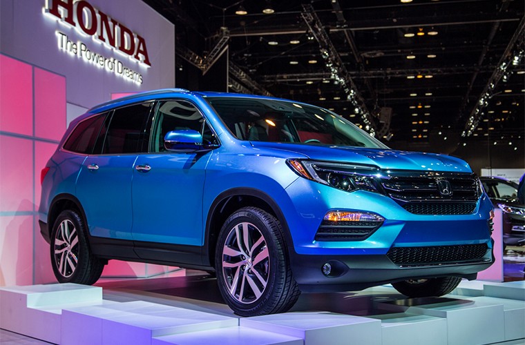 Honda Pilot 2016 lo dien trong bo anh thuc te-Hinh-11